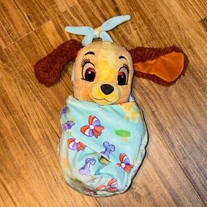 Walt Disney World Babies Lady plush doll stuffed animal  Lady & the Tramp dog